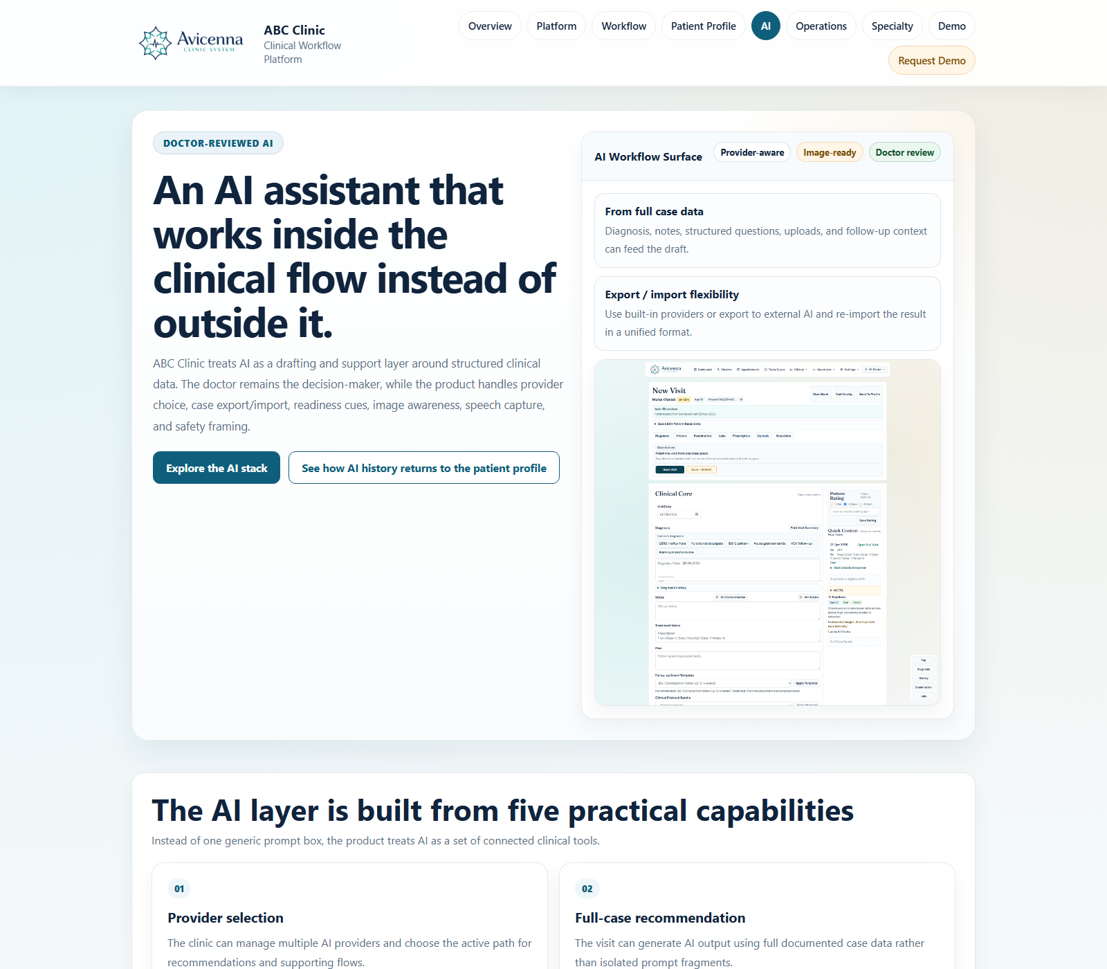 AI assistant product presentation